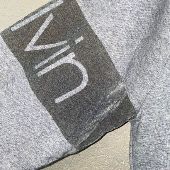 Calvin Klein Crops Grey Sweatshirt - Picture 5 of 7
